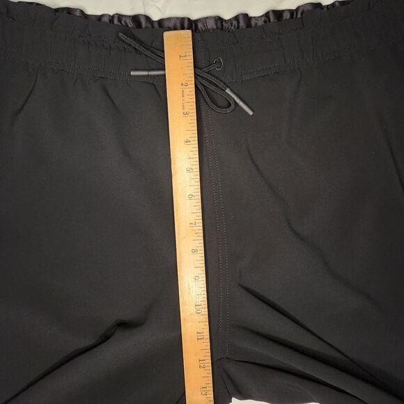 Athleta Womens 12 Metropolis Joggers Drawstring w/ Back Zipper Pocket Black - Picture 12 of 14